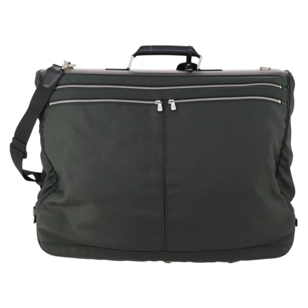 Louis Vuitton Taiga Portable Cinque Cintre Garment Cover Green